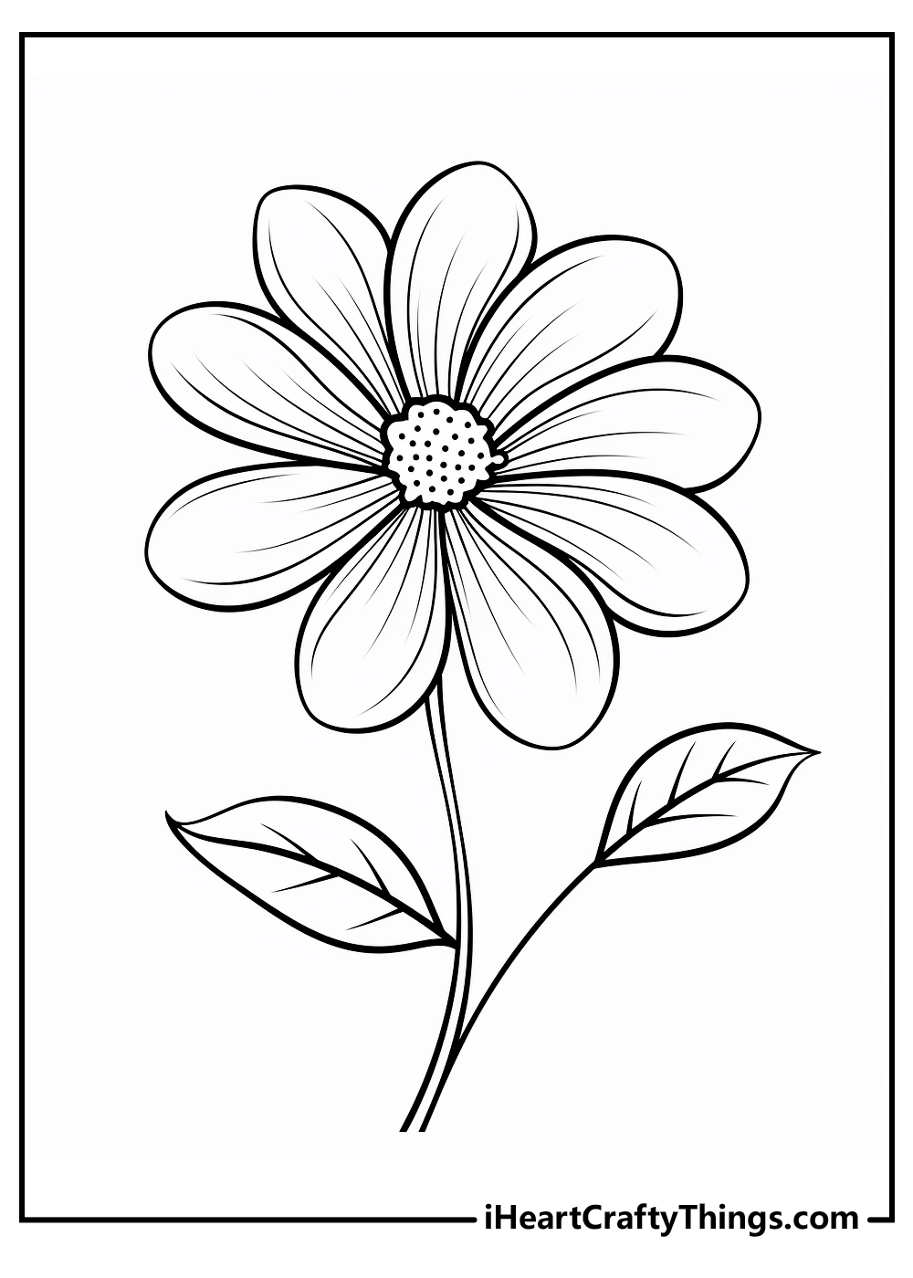 Flower coloring pages free printables