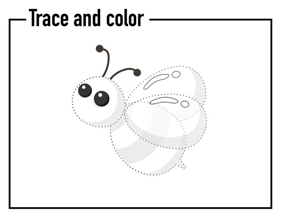 Kids tracing and coloring pages kids coloring book animals coloring pages preschool homeschool coloring activities pdf download download now