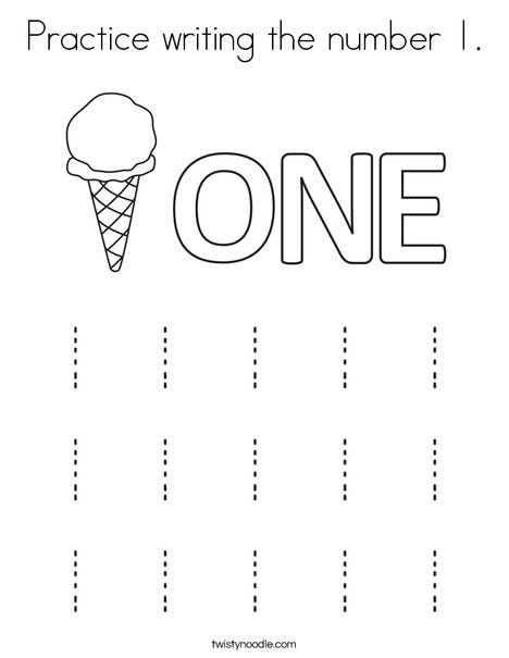 Practice writing the number coloring page