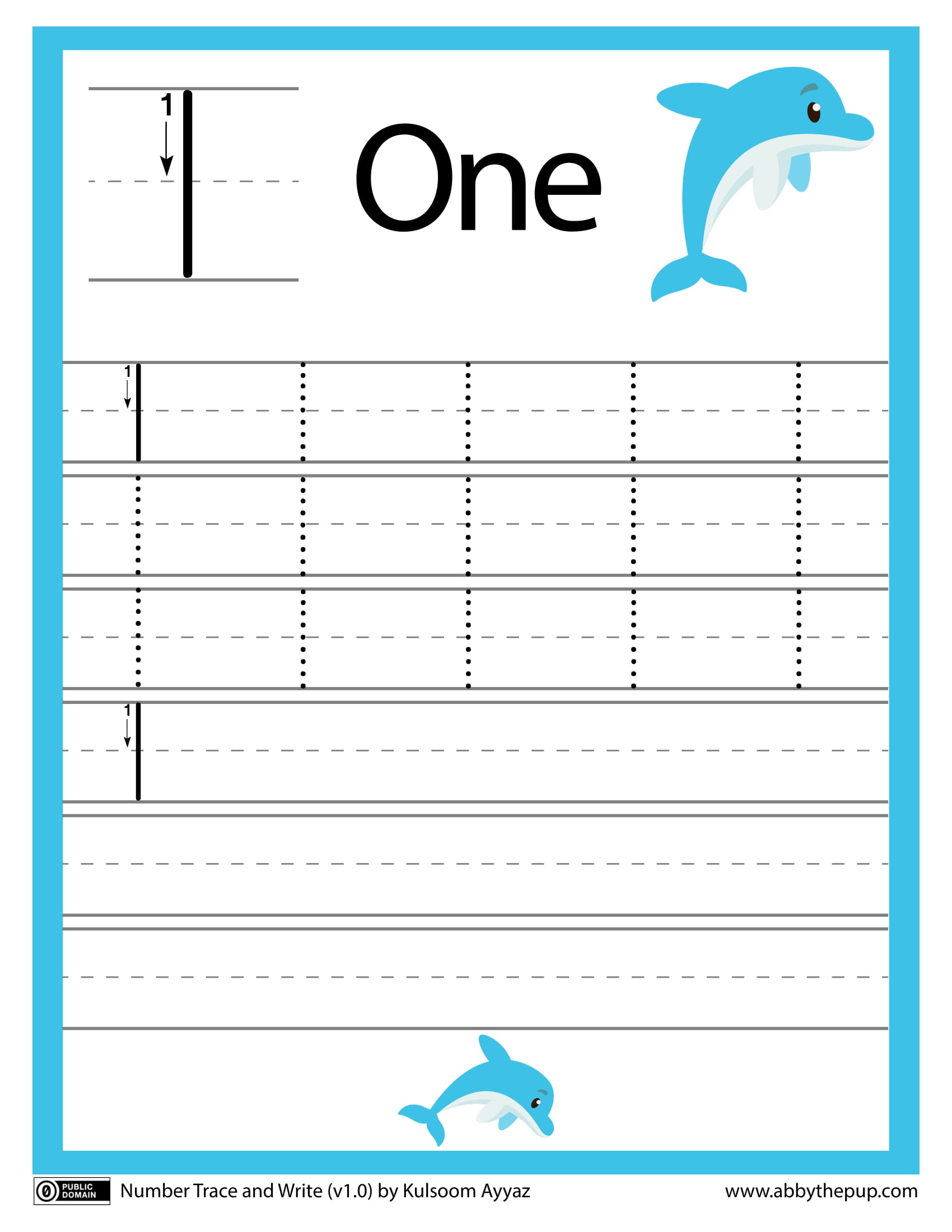 Number trace and write free printable puzzle games