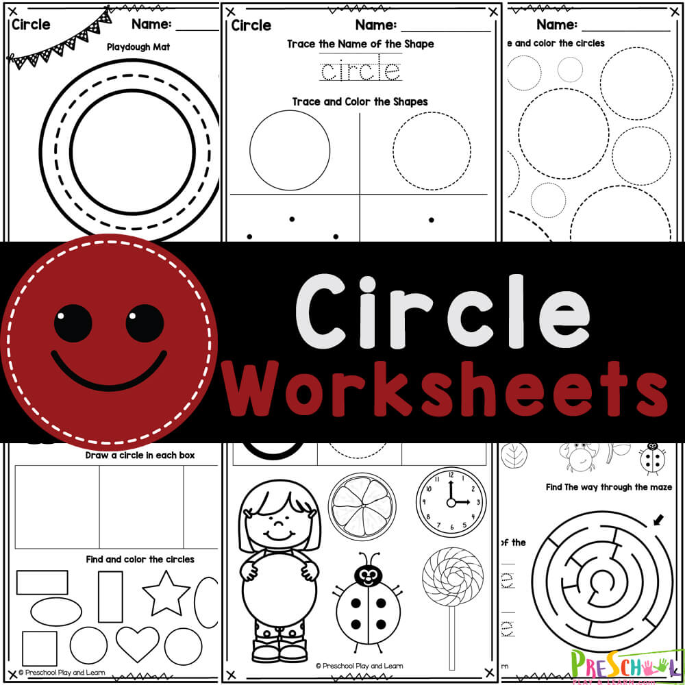 Ð free printable circle tracing shape worksheets for preschool