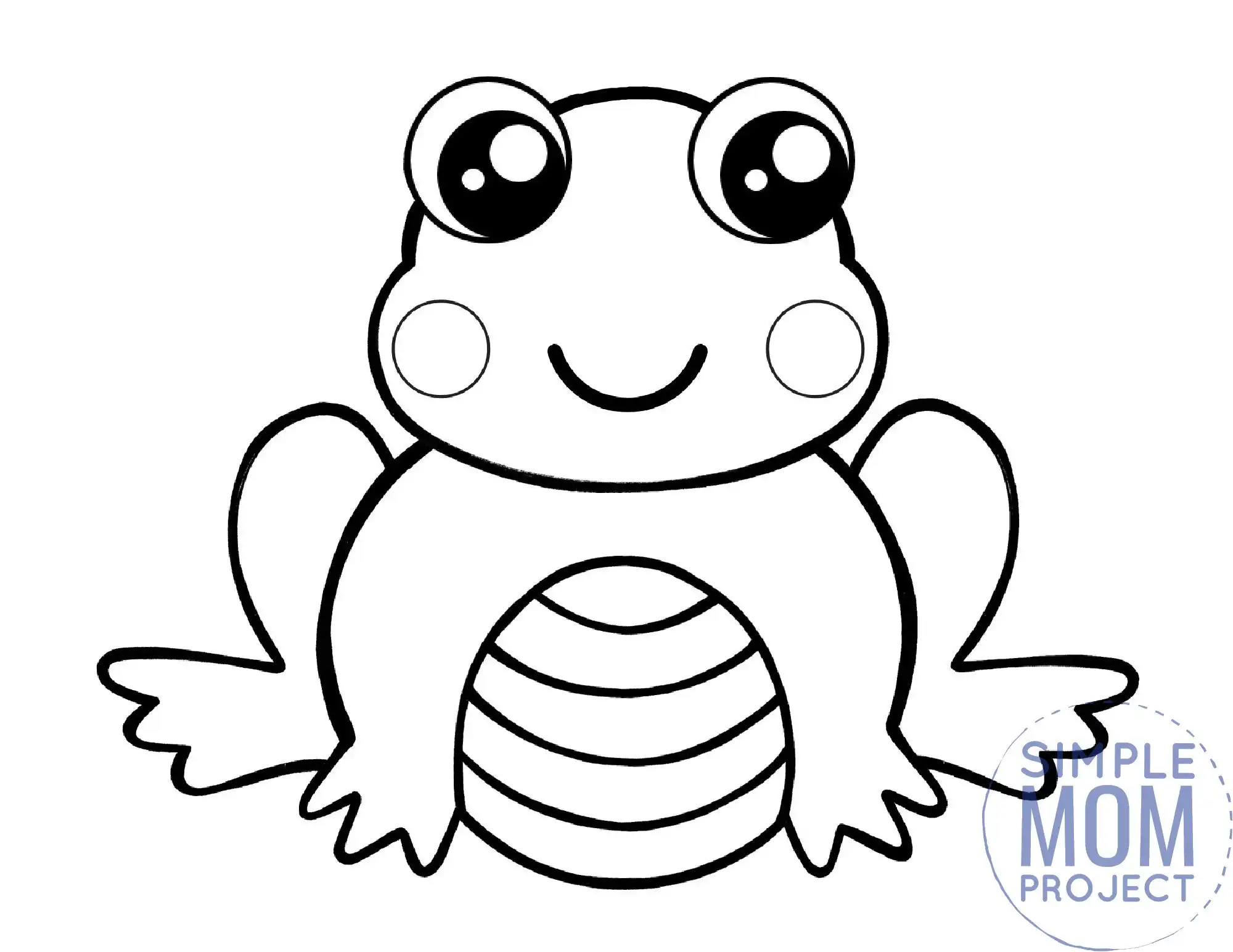 Free printable frog template â simple mom project