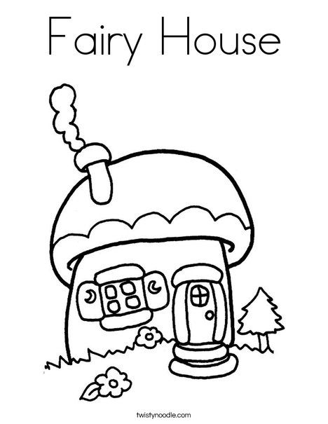 Fairy house coloring page house colouring pages coloring pages coloring pages for kids