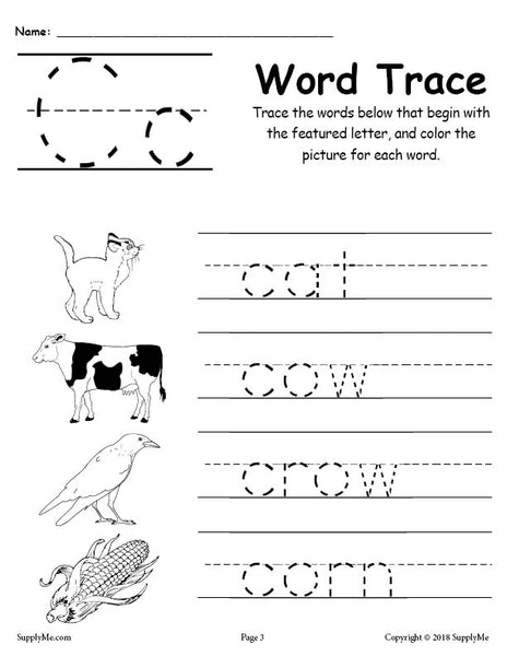 Letter c words