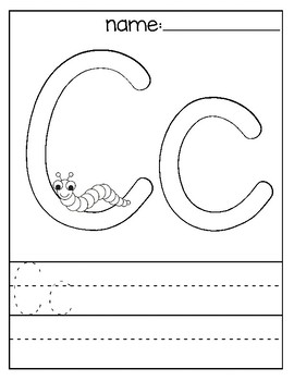 Letter c coloring page by teacher coloring store tpt