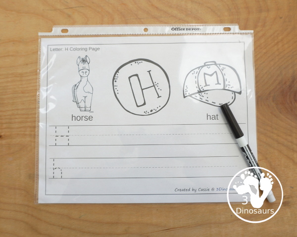 Free abc coloring tracing printable dinosaurs