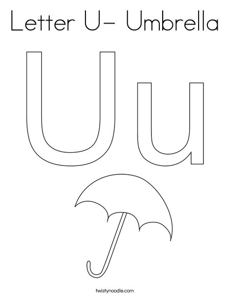 Letter u