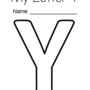 Letter y coloring pages printable for free download
