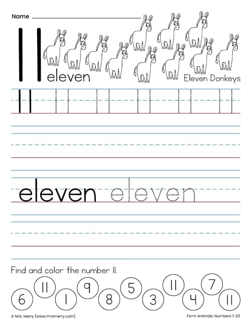 Free tracing numbers worksheets