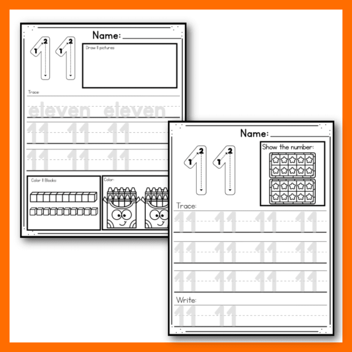 Free printable number worksheets for tracing and number recognition