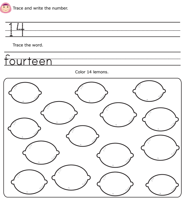 Number worksheets printable activity shelter