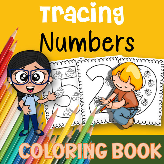 Discover and color number from to for kindergarten made by teachers