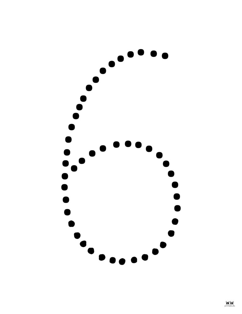 Number tracing worksheets