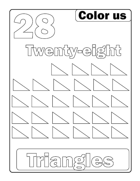 Premium vector number tracing and counting coloring pages with cute designs