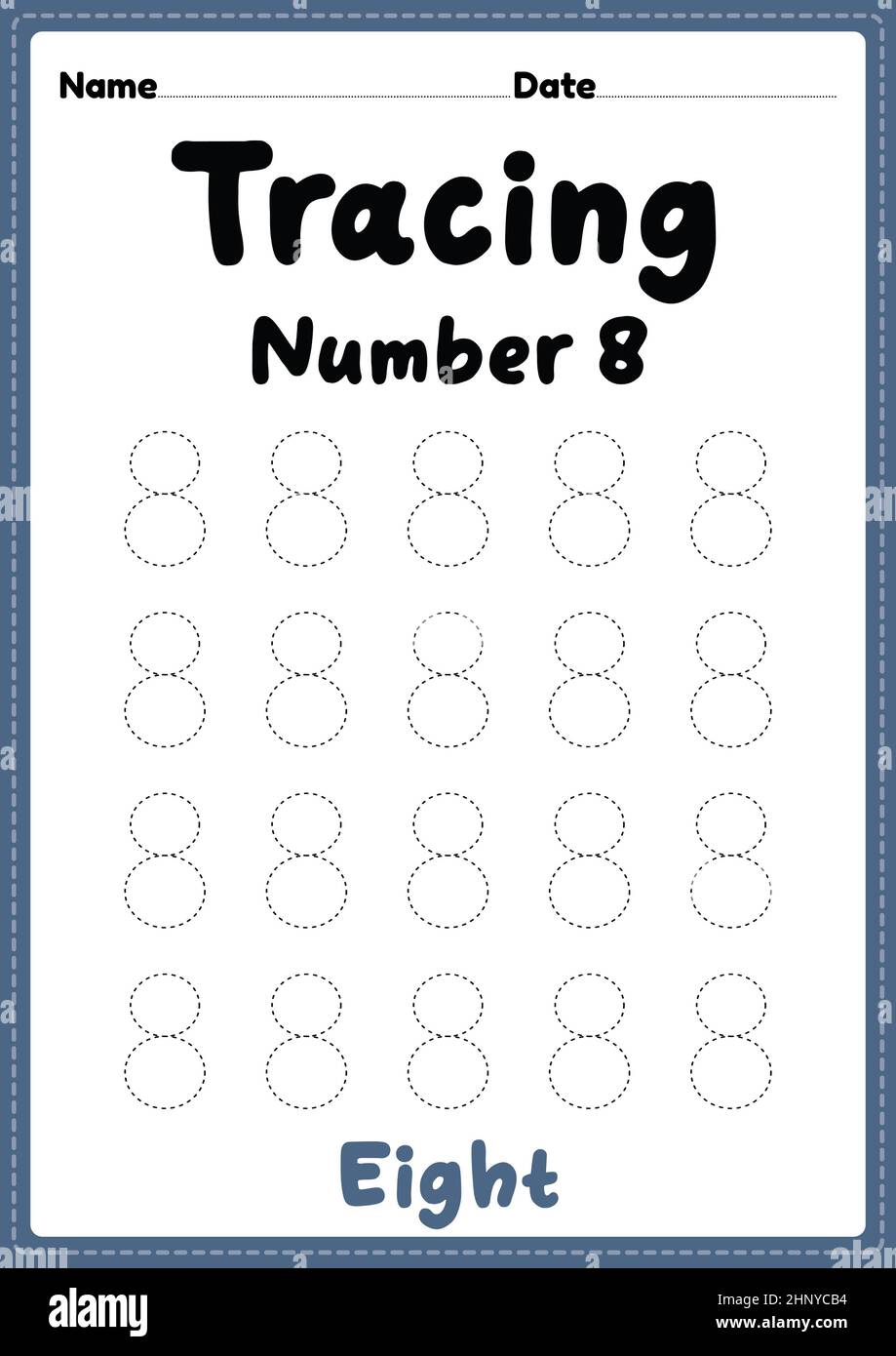 Number worksheet hi