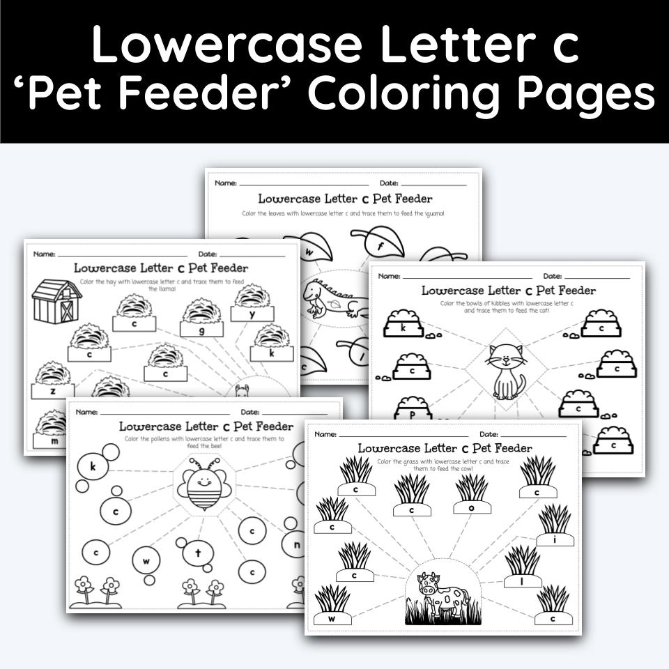 Lowercase letter c