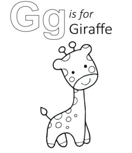 Learning letter g in the alphabet playing learning
