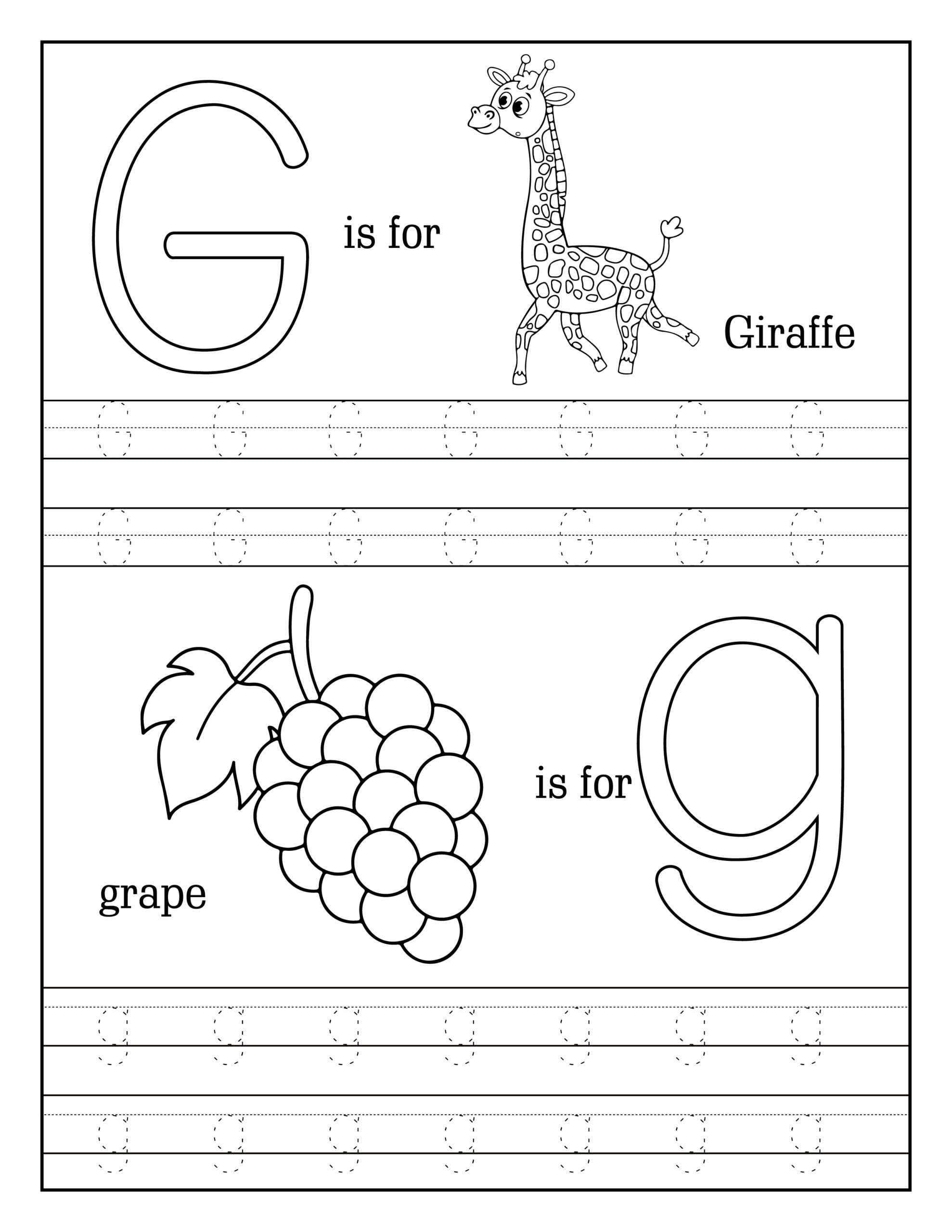 Alphabet tracing coloring book made by teachers