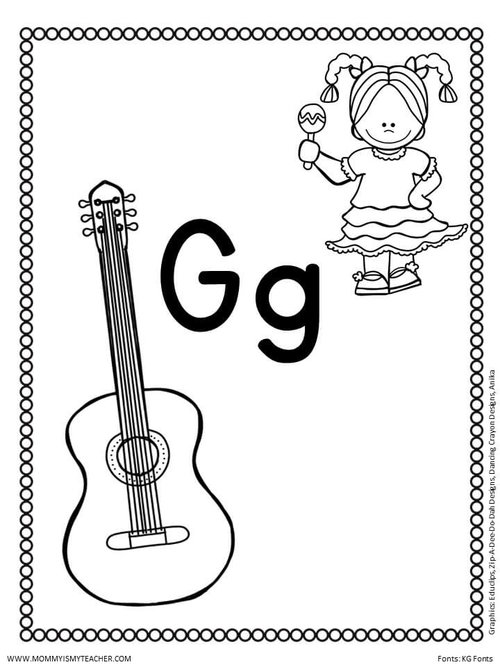 The best letter g worksheets â mommy is my teacher