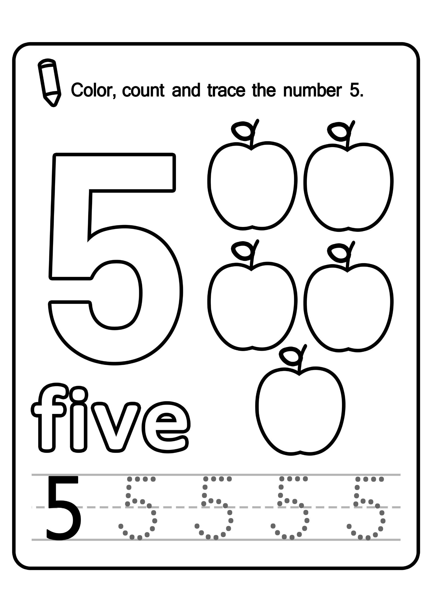 Color count trace number pages numbers