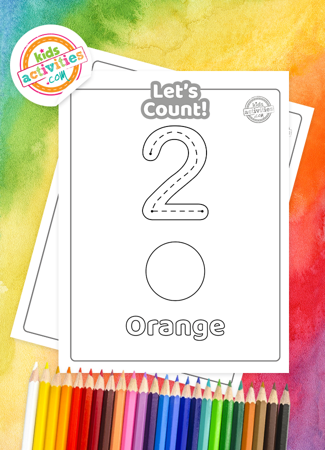 Free counting printable how many colors are in the rainbow