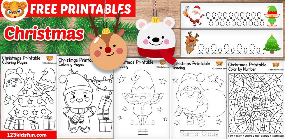 Free christmas printables for kids kids fun apps