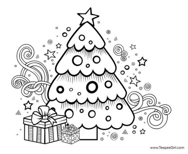 Free christmas coloring pages