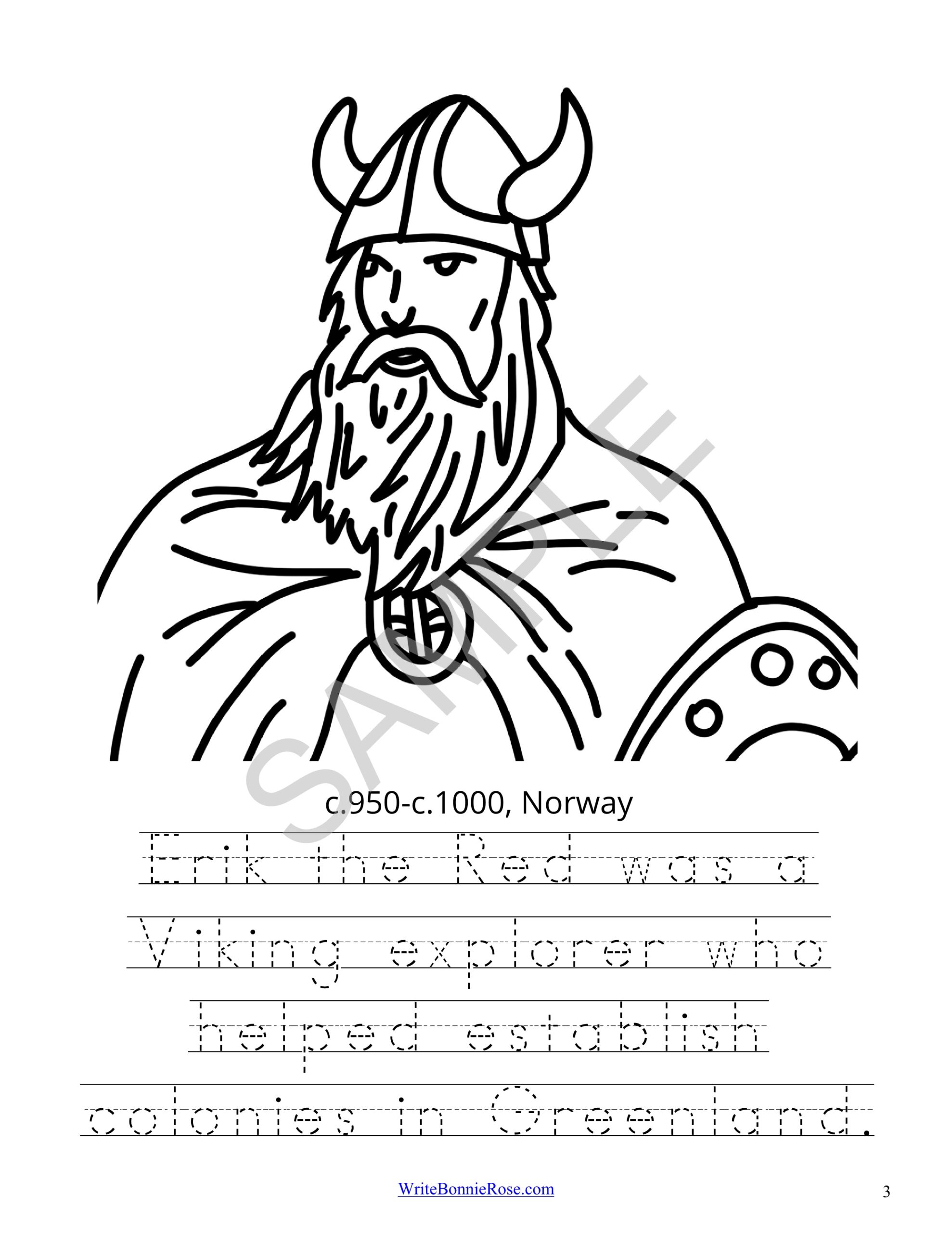 Famous explorers coloring book