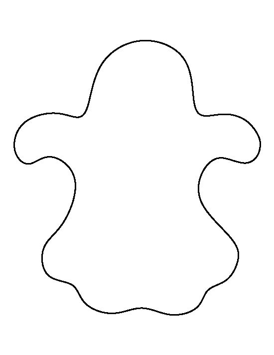 Printable ghost template halloween templates halloween crafts ghost template