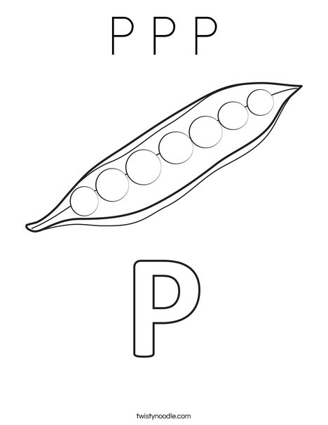 P p p coloring page