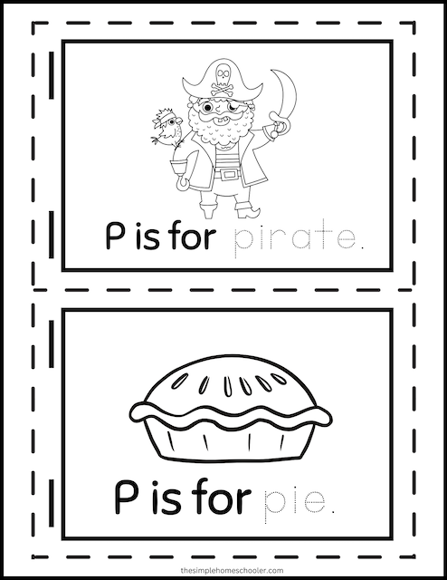Letter p printables free easy print