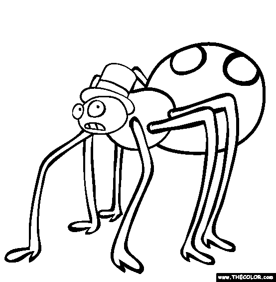 Insect online coloring pages