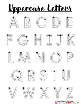 Bubble letternumber tracing worksheets by miss renee ot tpt