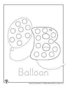 Alphabet dot coloring pages woo jr kids activities childrens publishing
