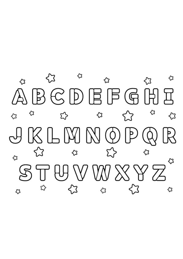 Coloring pages coloring page alphabet