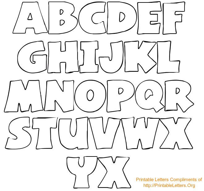 Alphabet letters to trace and cut out free printable alphabet letters printable alphabet letters letter stencils to print