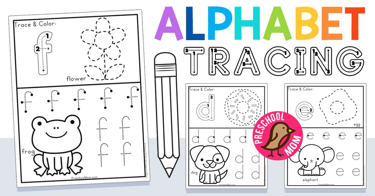 Lowercase tracing letter worksheets