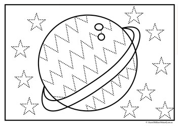 Planet tracing lines