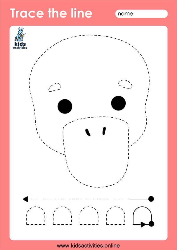 Pictures tracing color free worksheets for kindergarten â kids activities