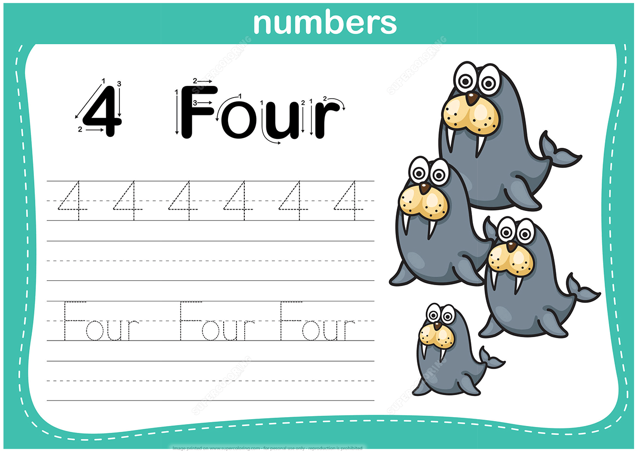 Number tracing worksheet free printable puzzle games