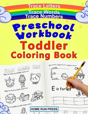 Preschool workbook toddler coloring book pre k activity book pre kindergarten workbook ages to coloring book for kids ages