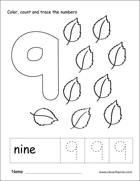 Number tracing and colouring worksheet for kindergarten numbers kindergarten coloring worksheets for kindergarten kindergarten worksheets
