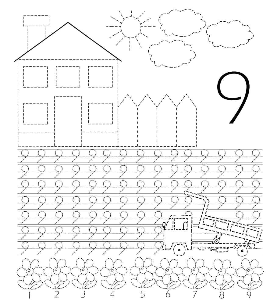Online coloring pages the coloring learn to write the number tracing numbers