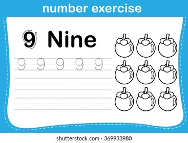 Number worksheets images stock photos d objects vectors
