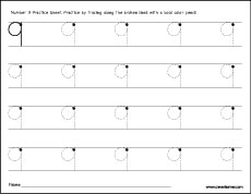 Number nine writing counting and recognition activities for children