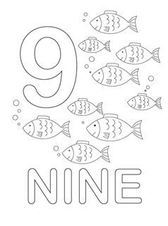 Number coloring pages printable numbers preschool coloring pages printable coloring pages