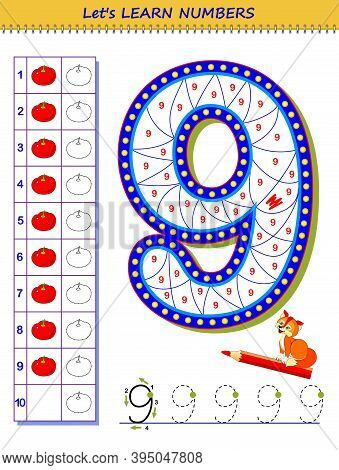 Let us learn numbers vector photo free trial bigstock