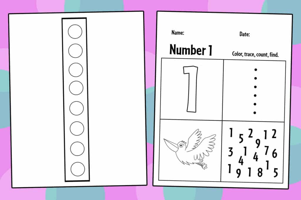 Free math worksheets for preschool â the hollydog blog