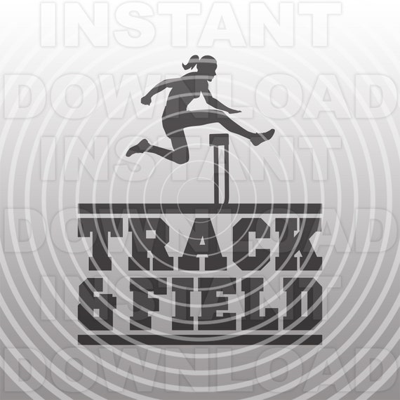 Track field women hurdles svg filewomens track svggirls track svg mercialpersonal use