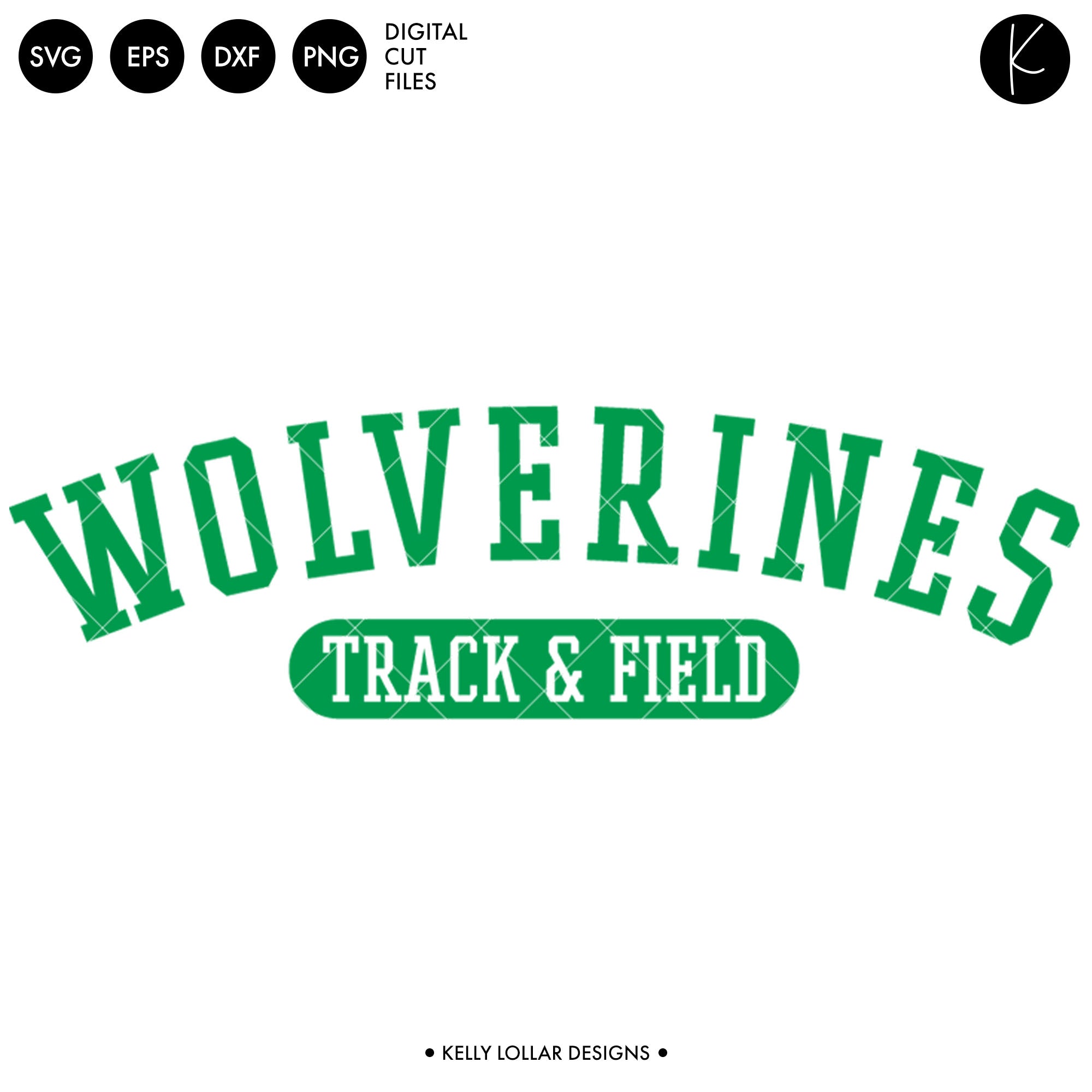 Wolverines track field bundle svg dxf eps png cut files